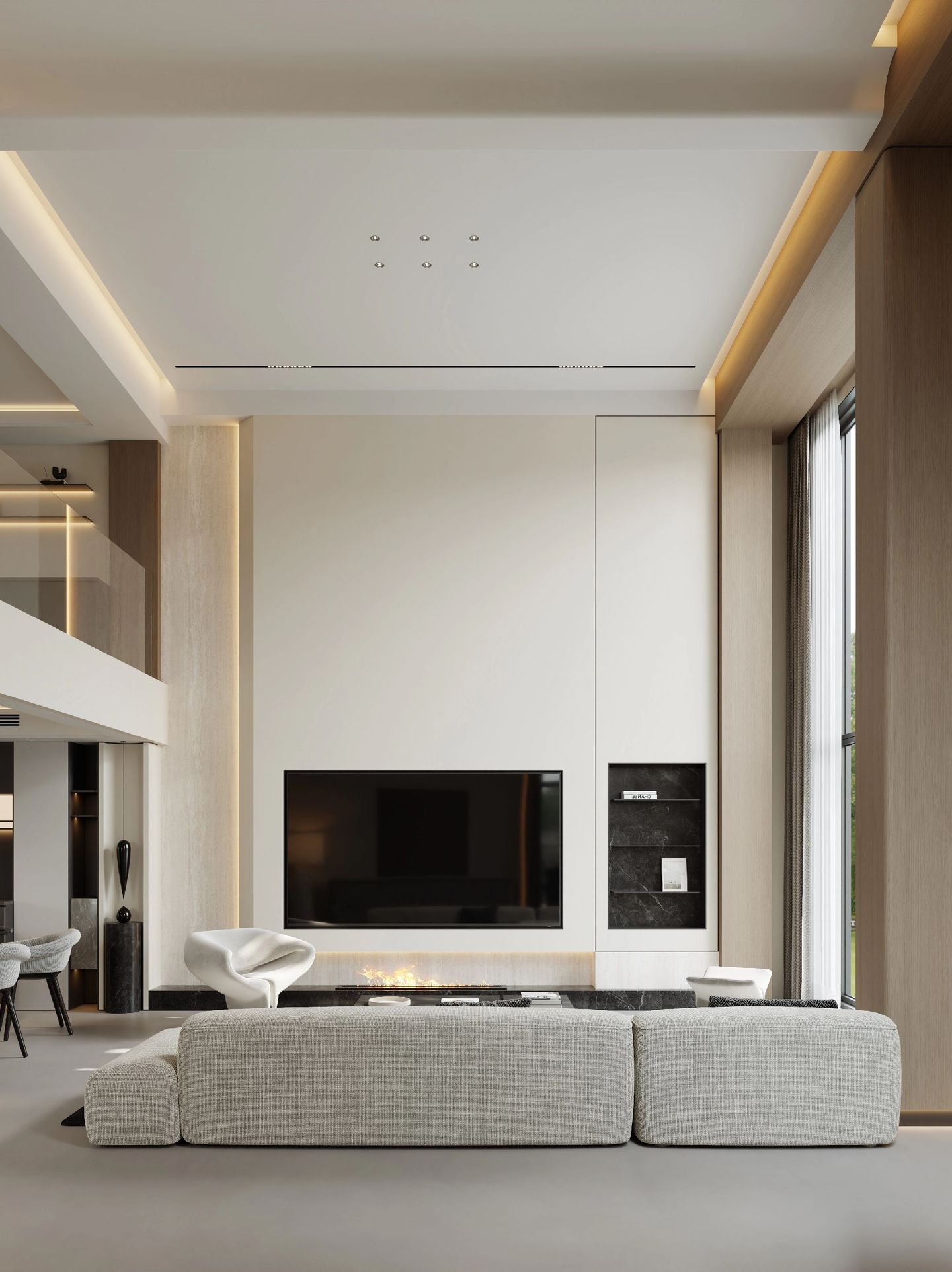 Bright Double-Height Villa Villa Modern Villa