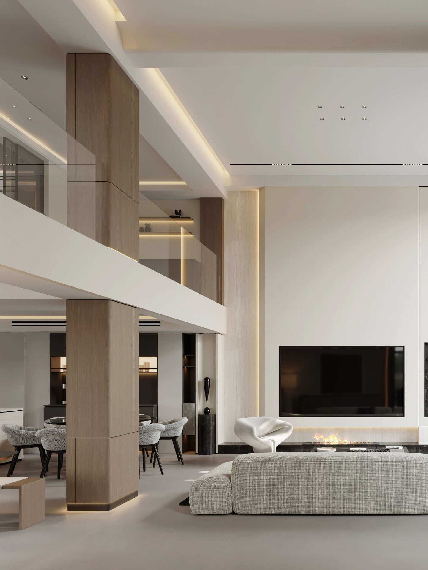 Bright Double-Height Villa preview 4