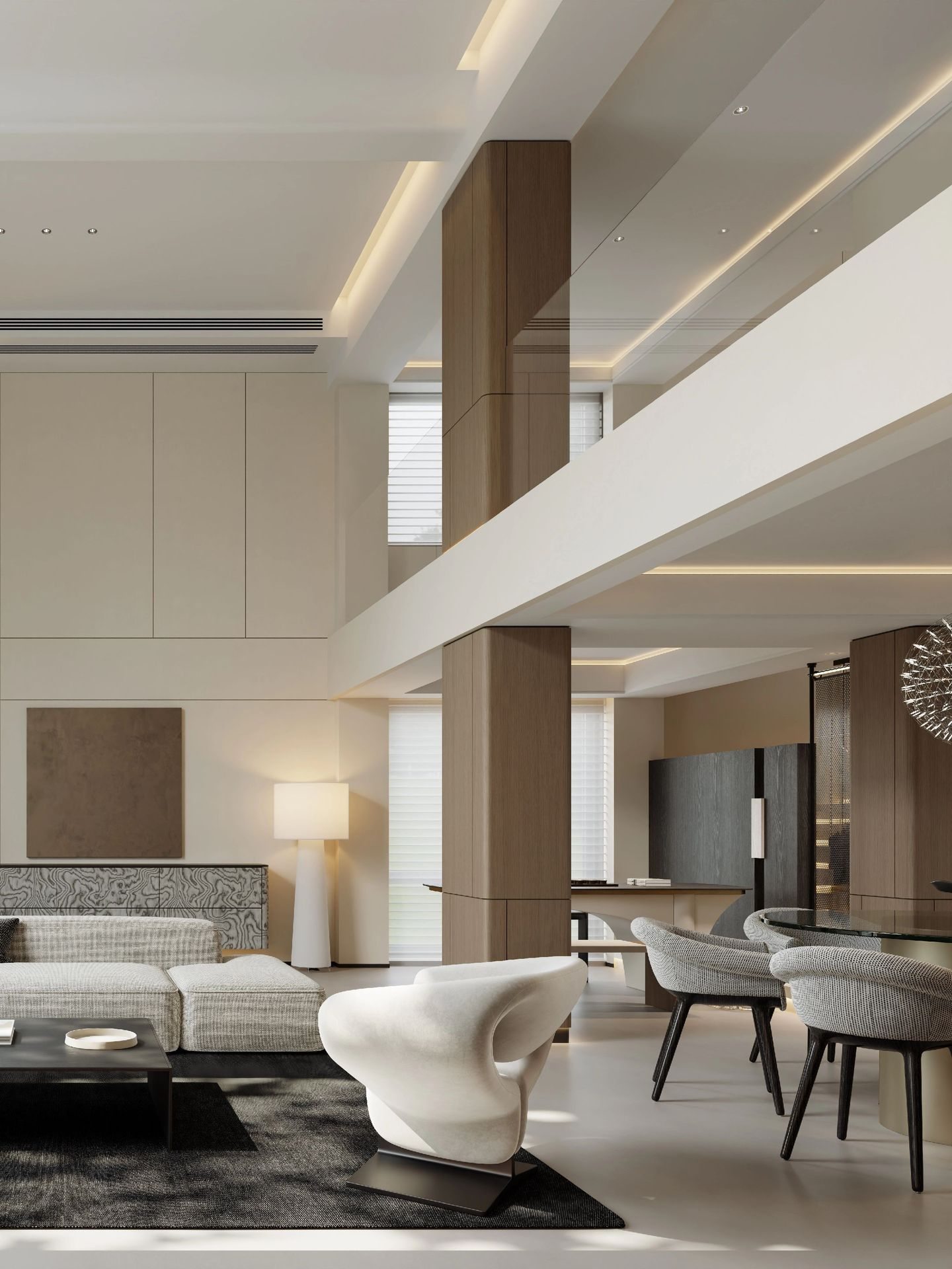 Bright Double-Height Villa view 6