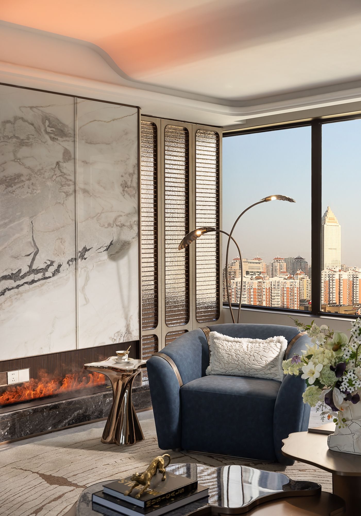 Cream Light Luxury Apartment preview 3