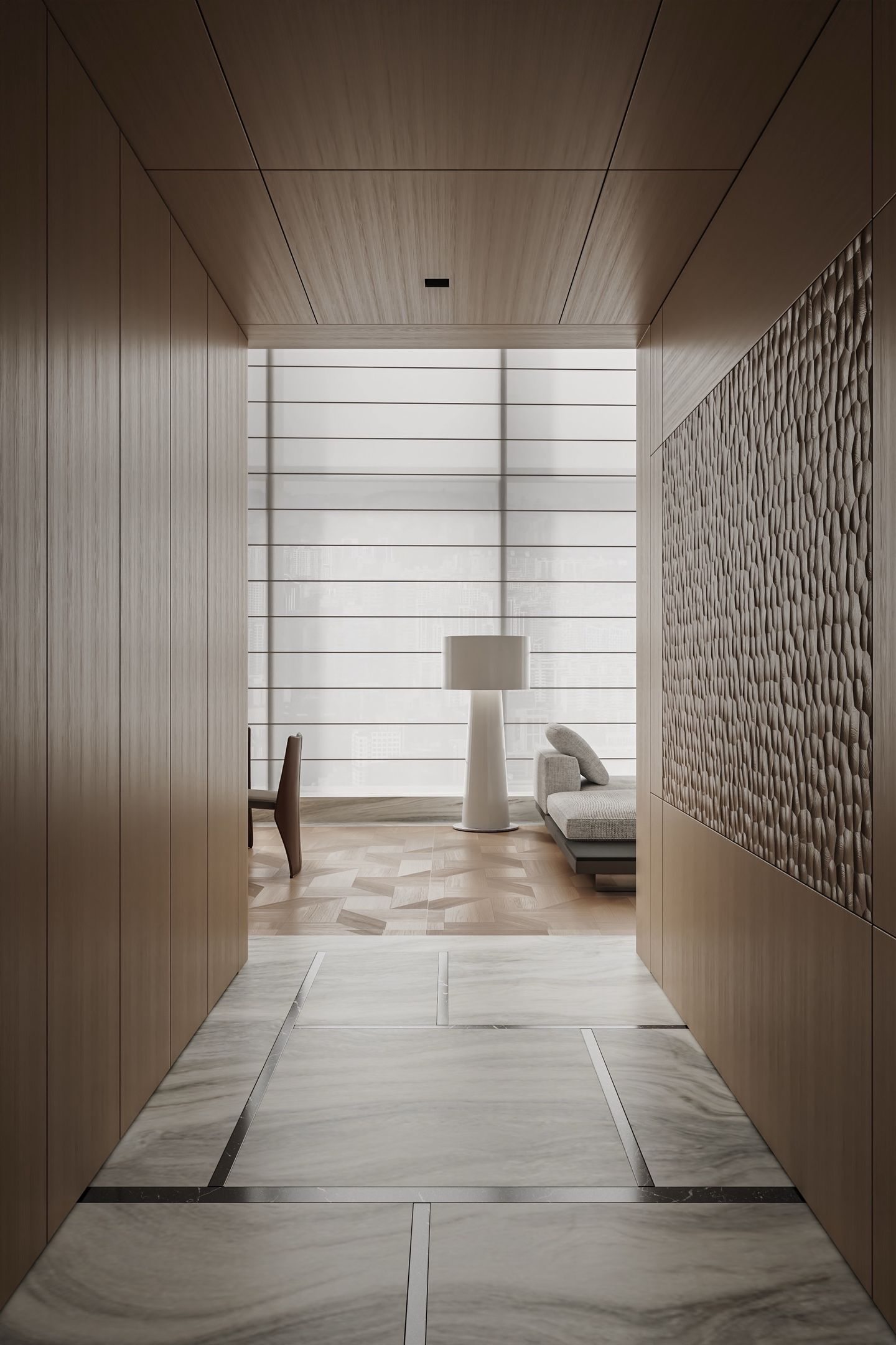Double-Height Wood Villa view 10