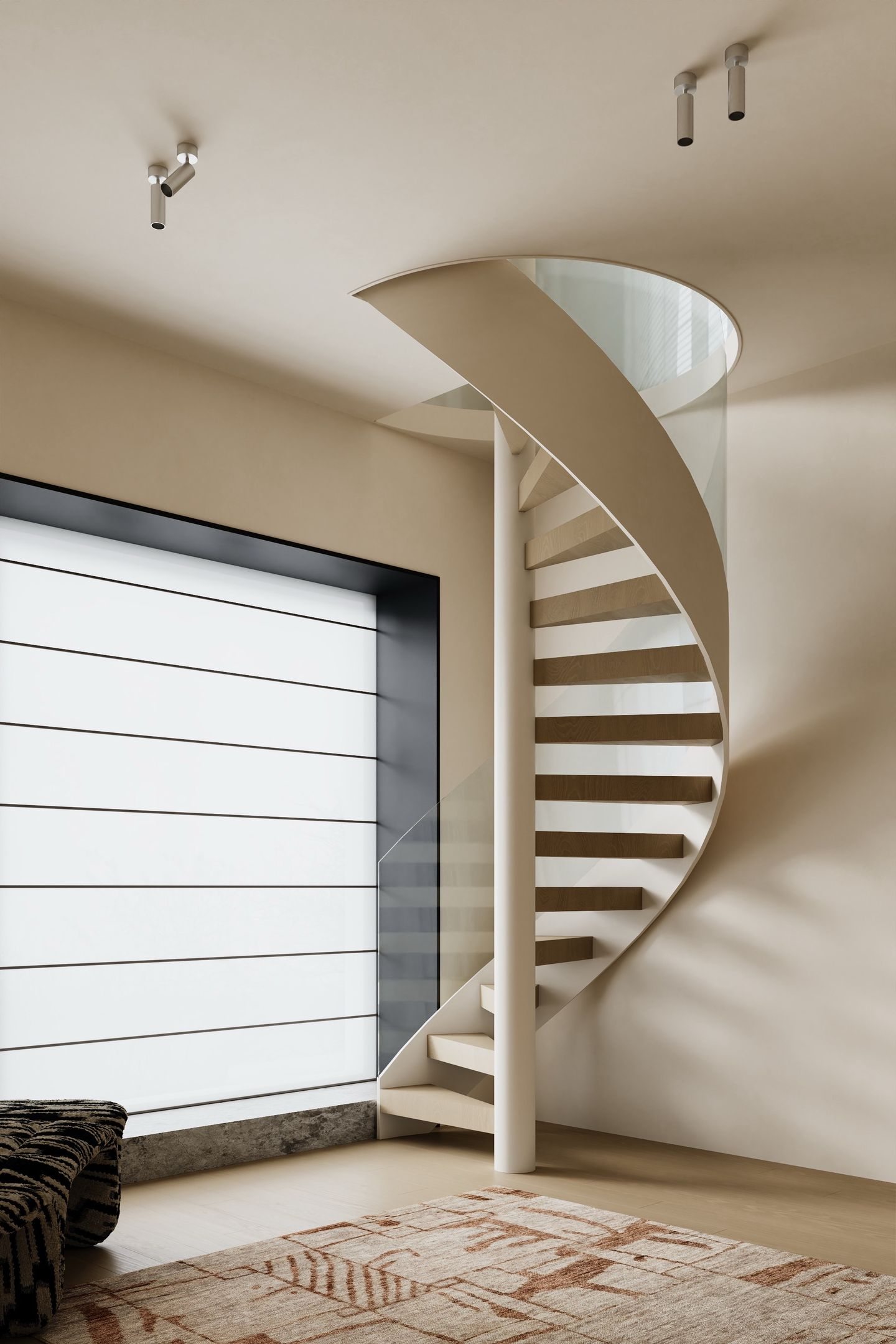 Double-Height Wood Villa view 13