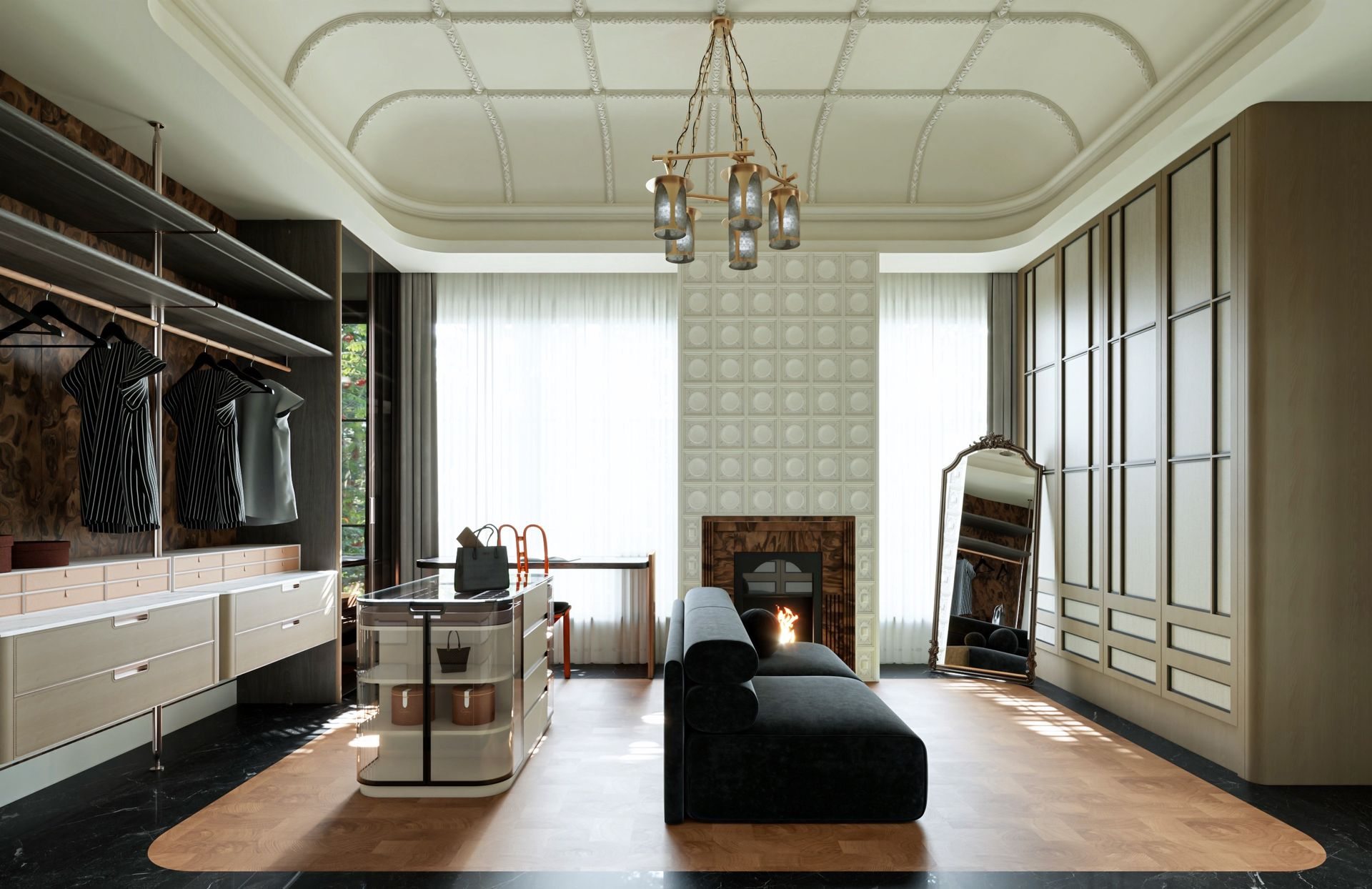 Light Luxury Villa Dressing Suite view 8