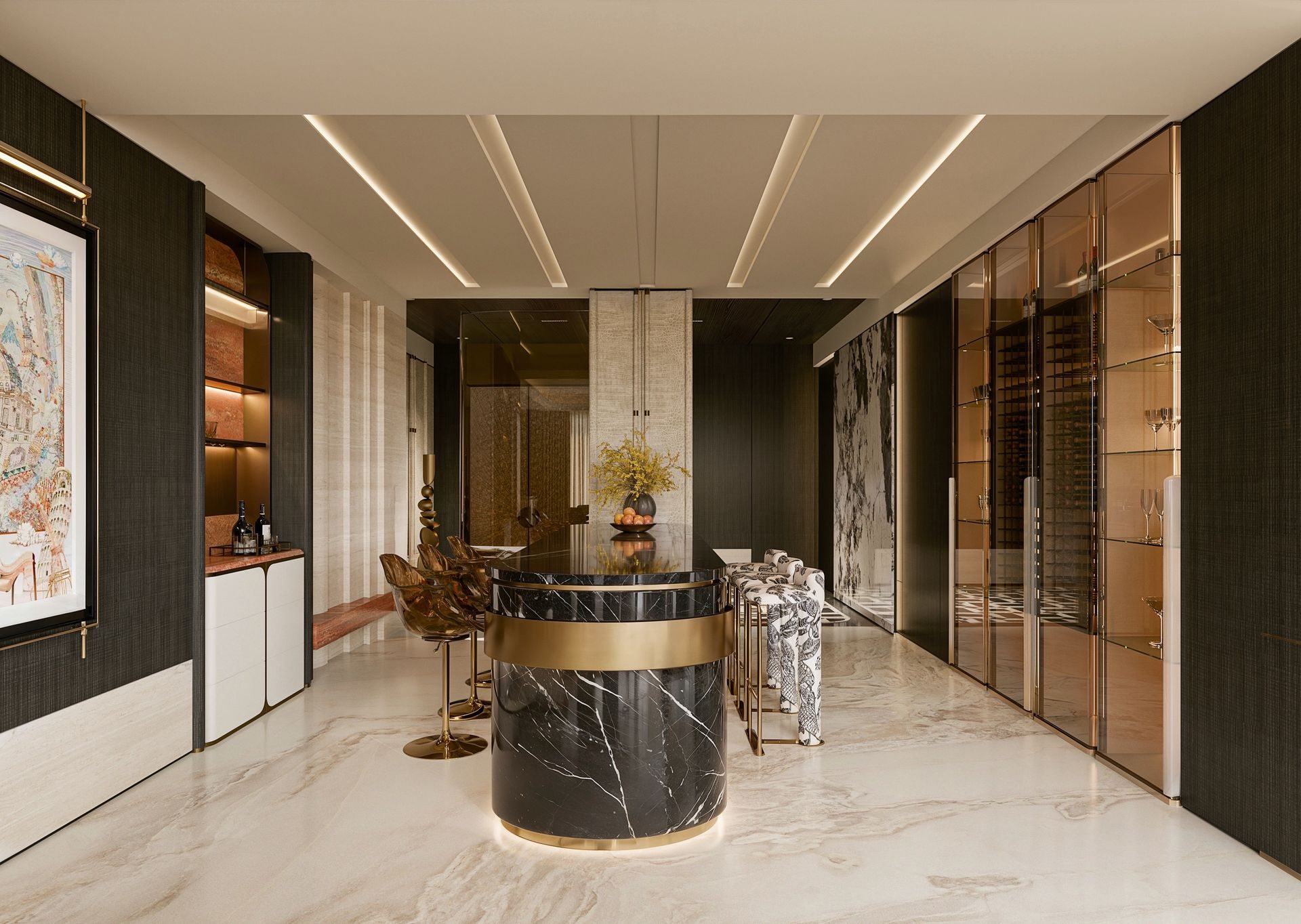 Luxury Apartment Kitchen and Dining preview 3
