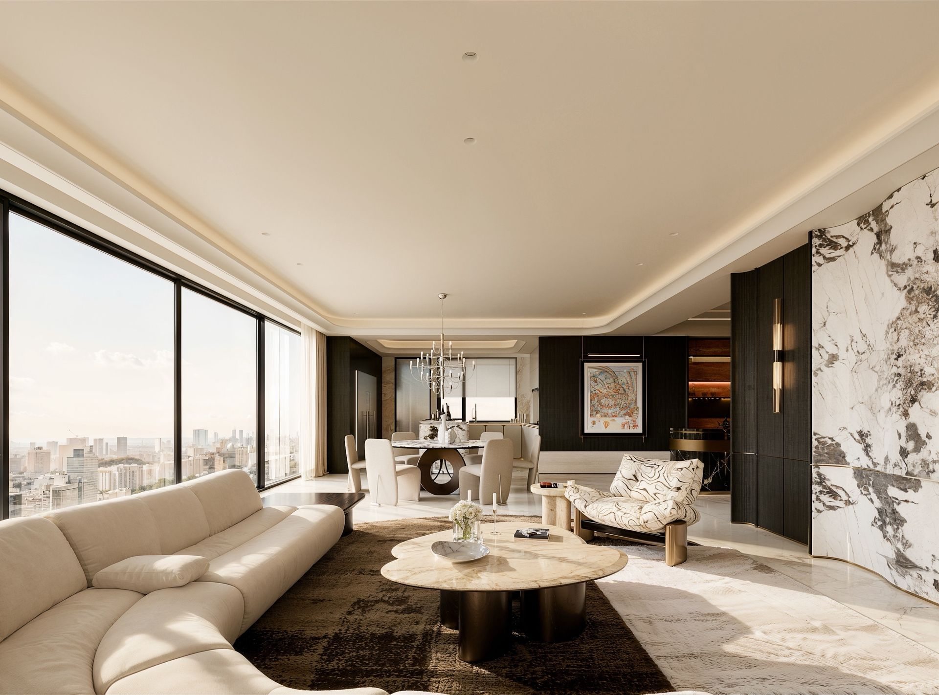 Luxury Apartment Kitchen and Dining view 5