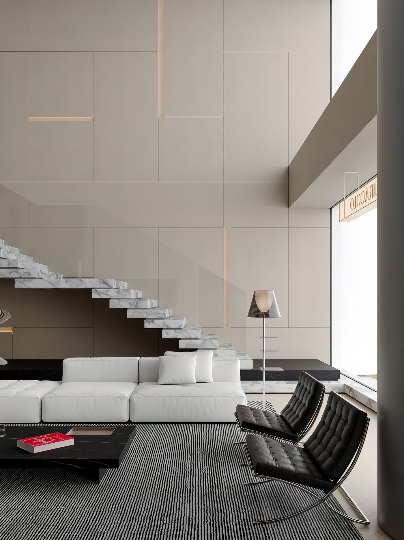 Minimal Double-Height Villa preview 3