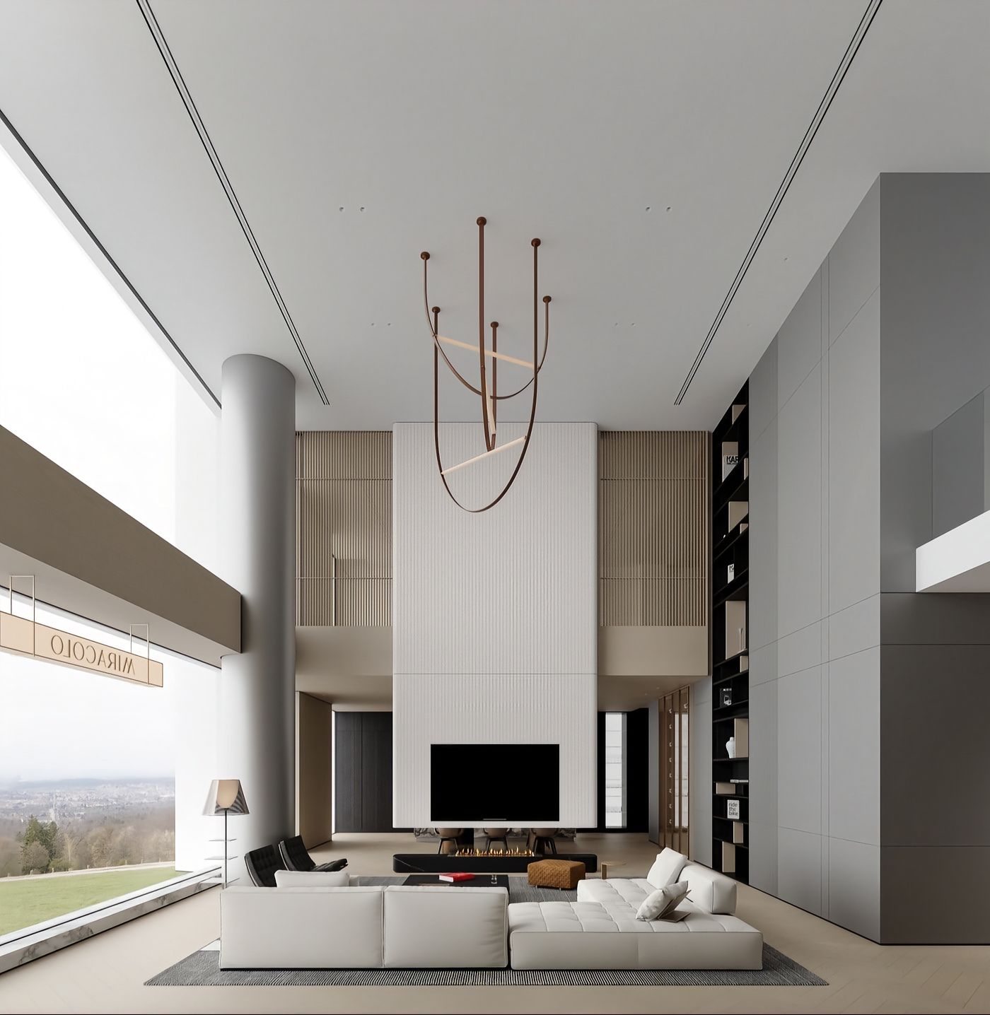 Minimal Double-Height Villa Villa Minimal Luxury