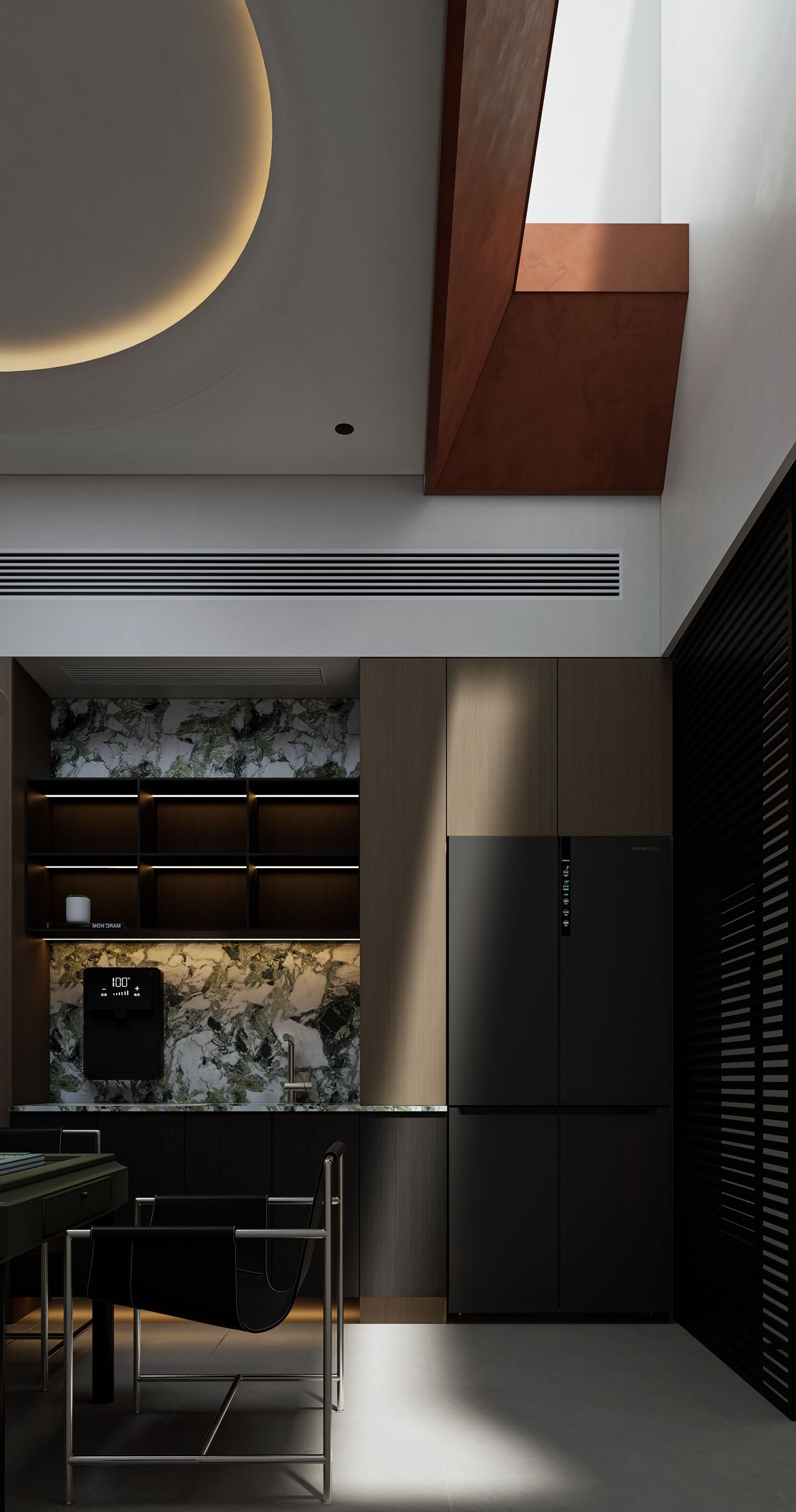 Modern Italian Open Plan view 6