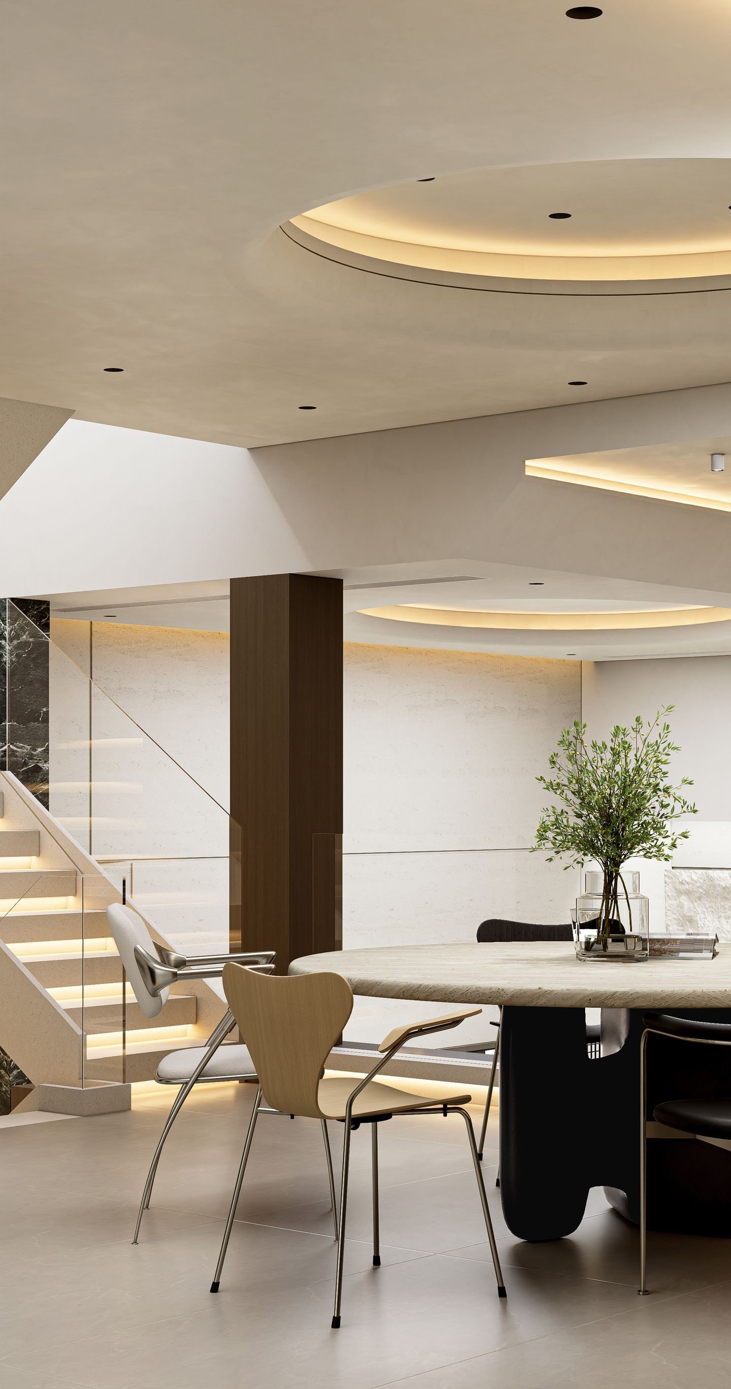 Modern Italian Open Plan view 11