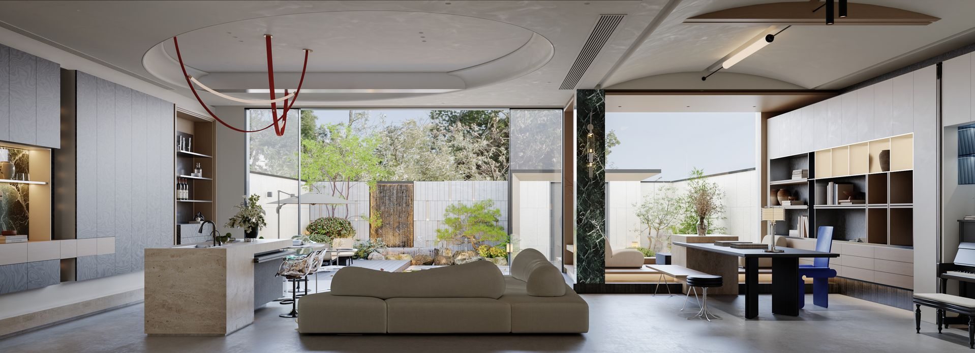 Open-Plan Basement Renovation view 7