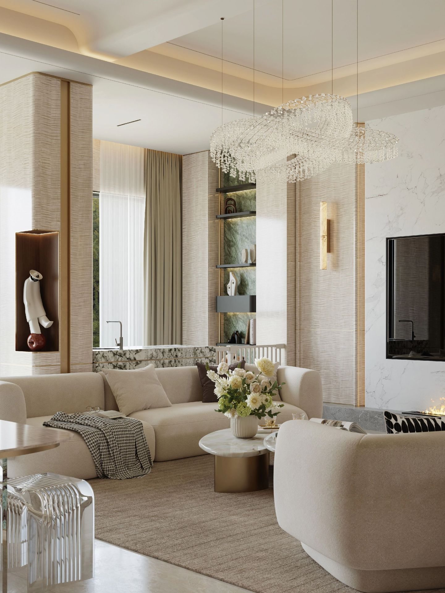 Soft Luxury Living and Dining Living Room Soft Luxury