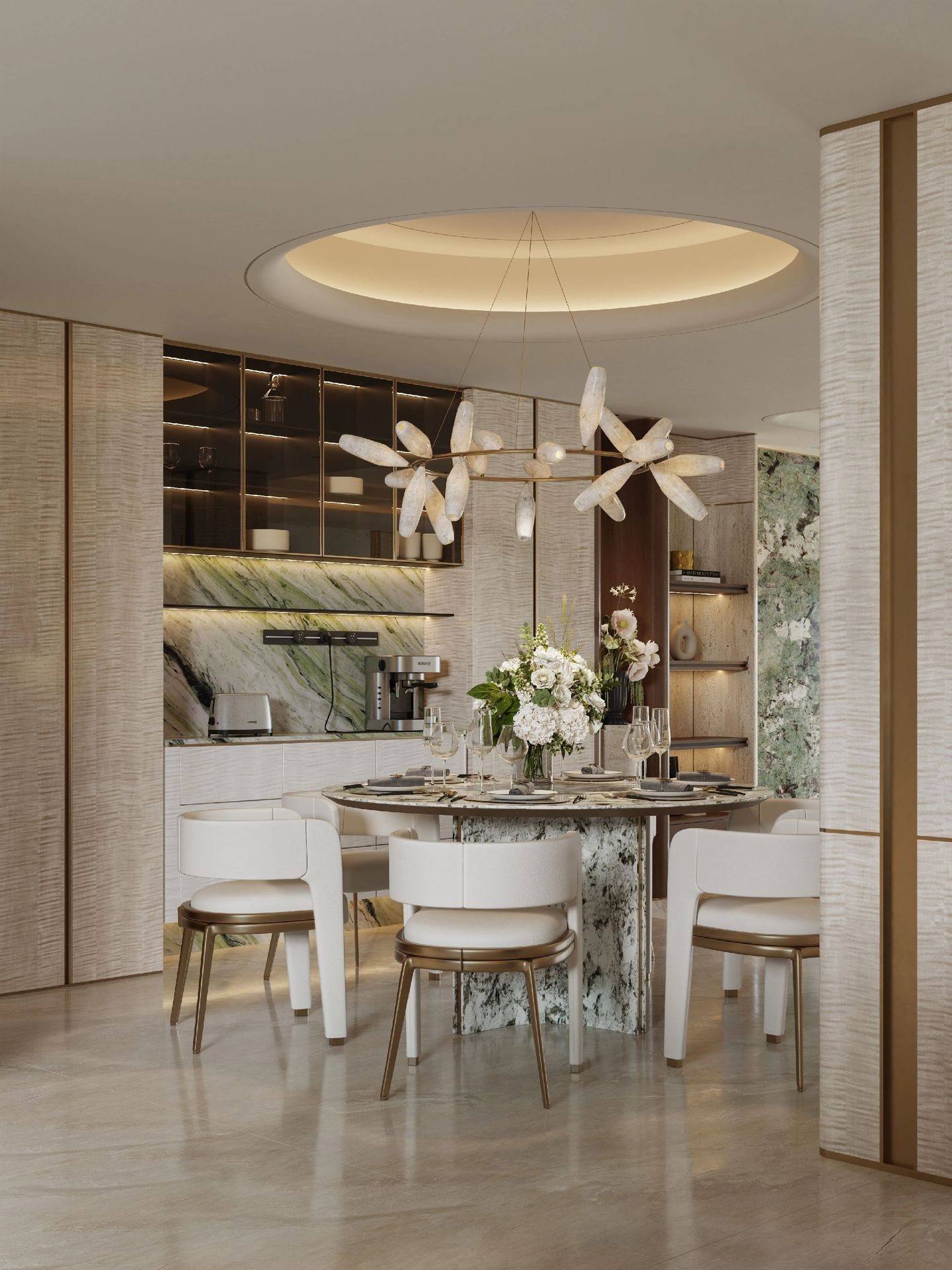 Soft Luxury Living and Dining view 9