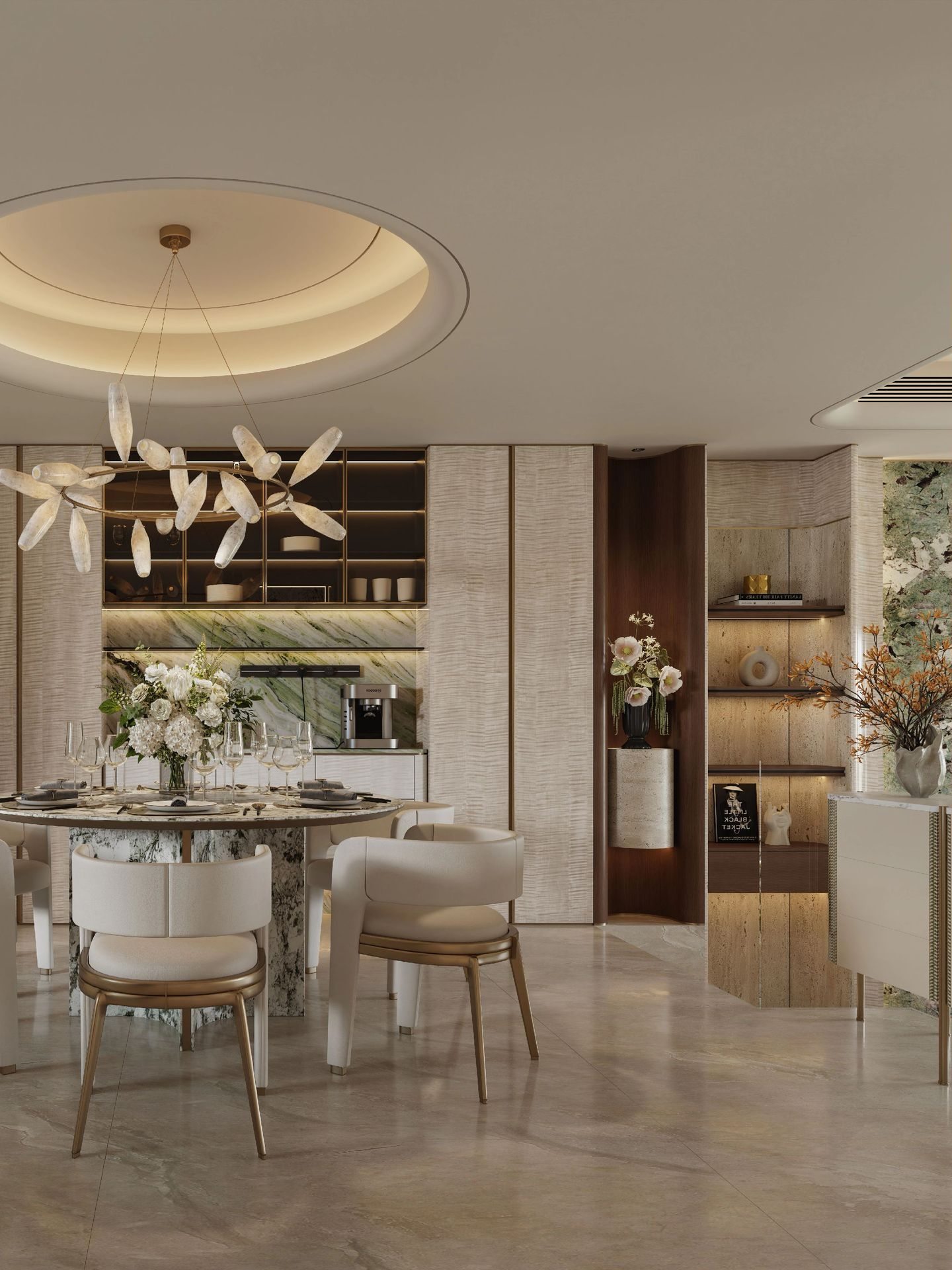 Soft Luxury Living and Dining view 10