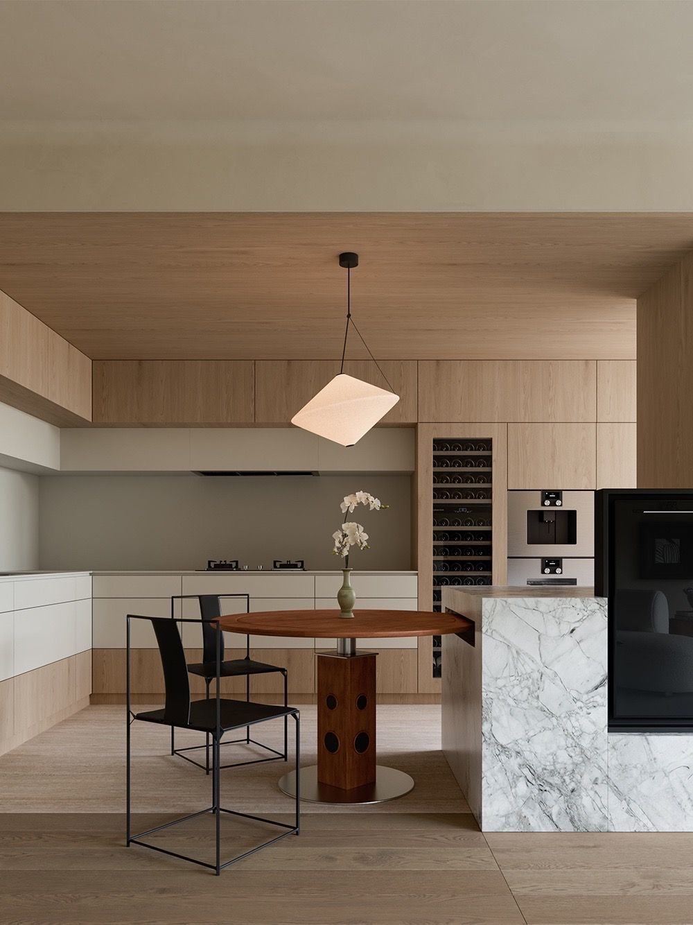 Warm Wood Apartment Interior preview 2